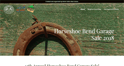 Desktop Screenshot of horseshoebendgaragesale.com